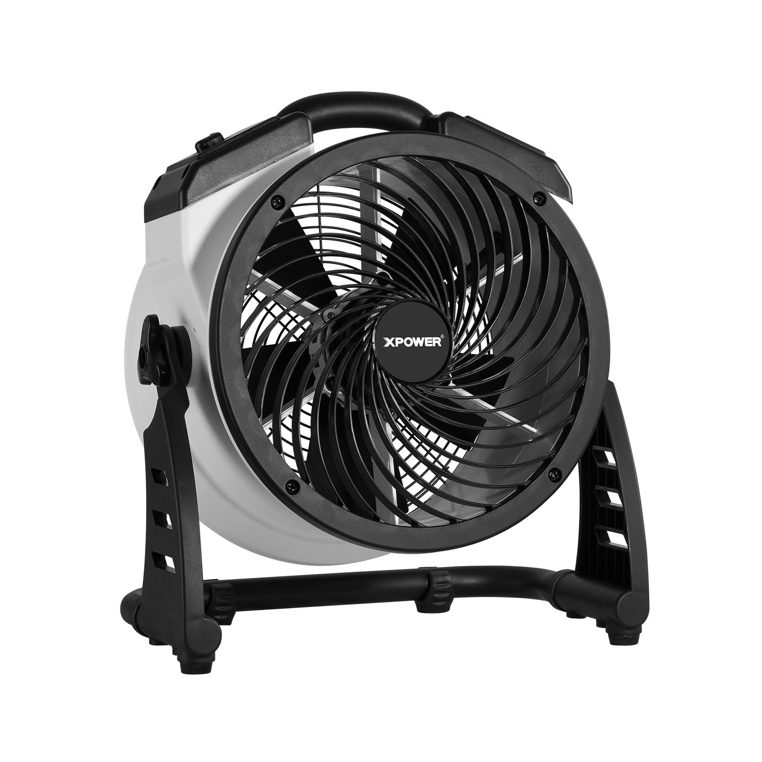 Rakuten - XPOWER密閉型モーター多機能プロフェッショナル空気循環ファン、フロアブロワー、軸流ファン (White, FC-100-White)