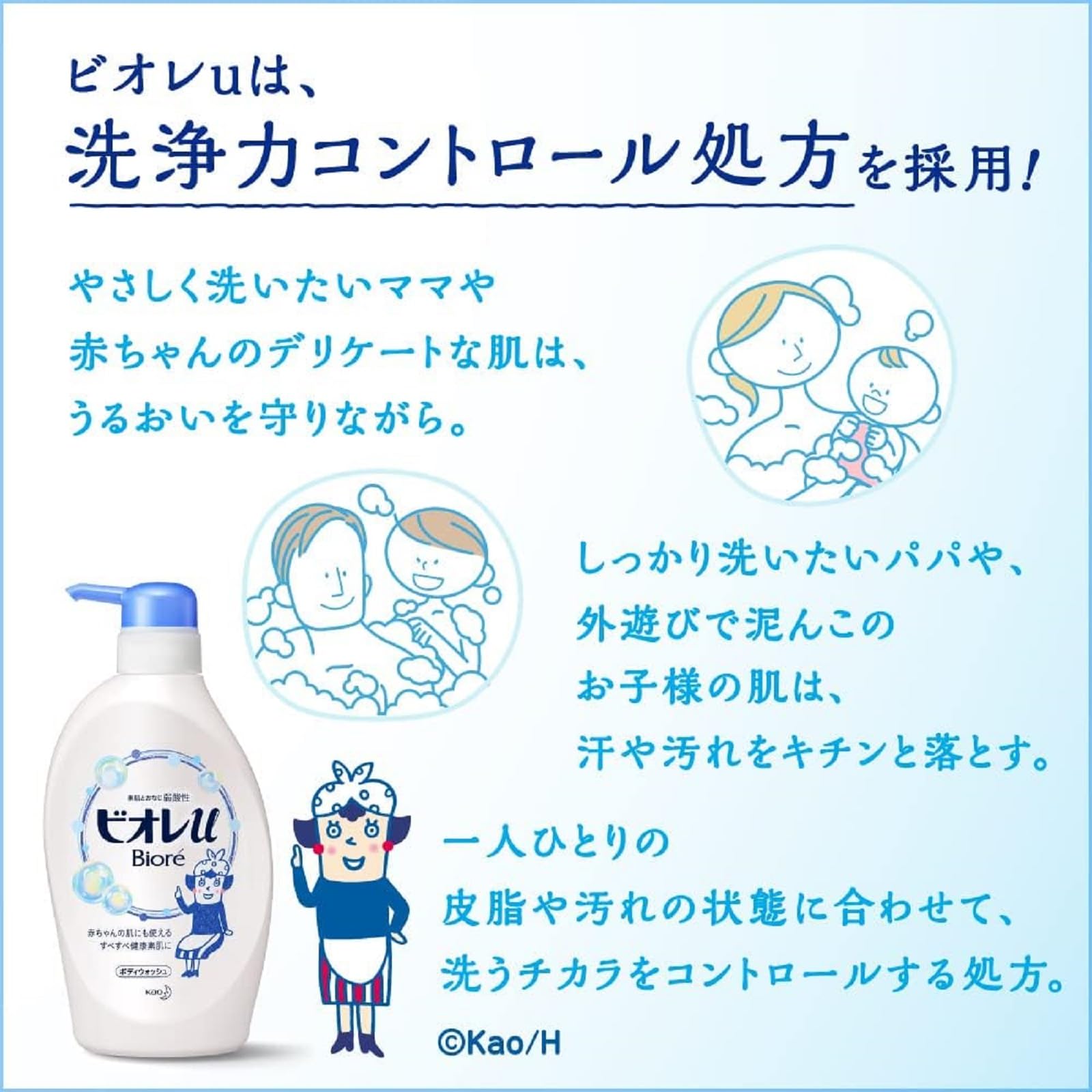 【トラベルミニサイズ3個組】花王 ビオレミニ ボディウォッシュ 90mLx3 旅行用品 携帯用 液体ボディソープ manelabo-10011127 マネラボ サンプル画像3