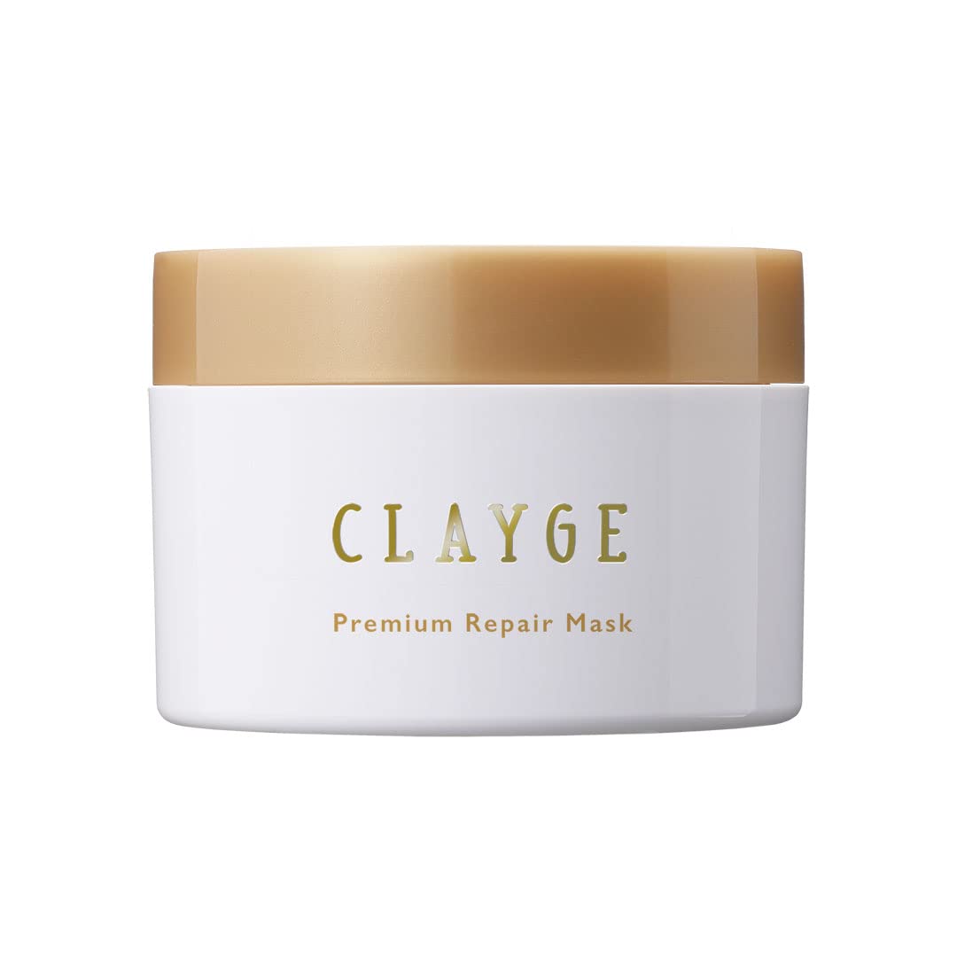 Rakuten - CLAYGE(クレージュ) プレミアムリペアマスク 170g ハイダメージ集中補修ヘアマスク ヘアパック スペシャルケア ミネラルクレイ トリプルオイル配合 色：ホワイト
