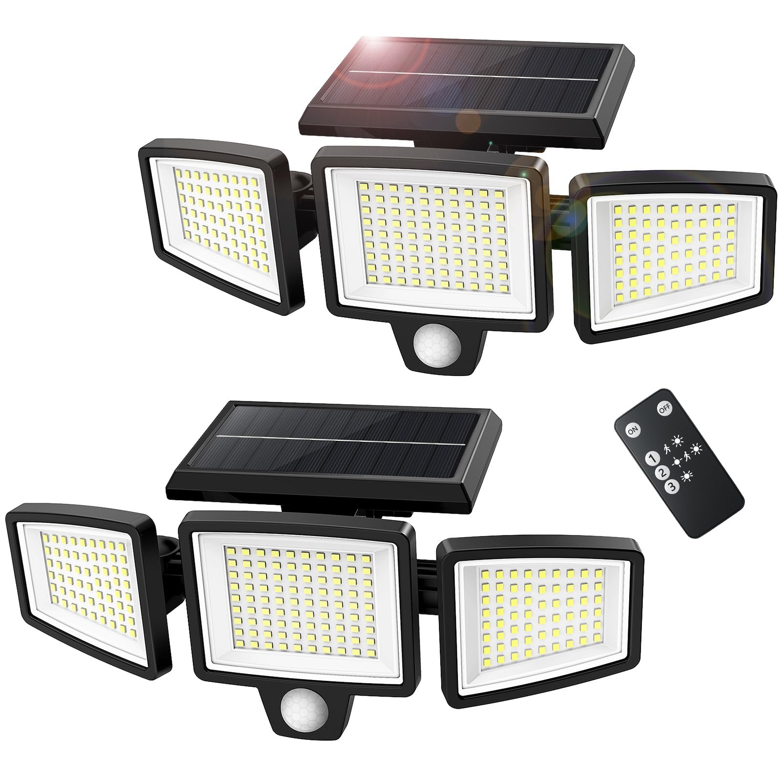 乐天商城 - ASEKI(アセキ) ソーラーライト 屋外 防水 センサーライト【210LED 3面発光 光束最大2500ルーメン】360°角度調整可能 3つ知能モード 2200mAh大容量電池 超高輝度 防犯 自動点灯/消灯 ガーデン/壁掛け/庭先/表玄関/駐車場/停