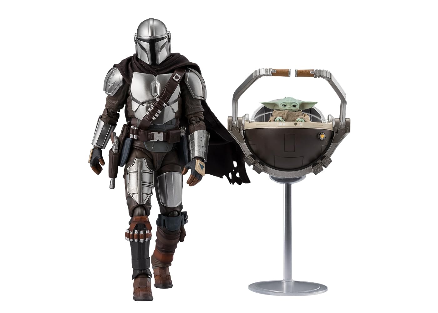 TAMASHII NATIONS S.H.フィギュアーツ スター・ウォーズ／マンダロリアン・アンド・グローグー マンダロリアン＆グローグー（STAR WARS: The Mandalorian and Grogu） 約150mm PVC&ABS&布製 塗