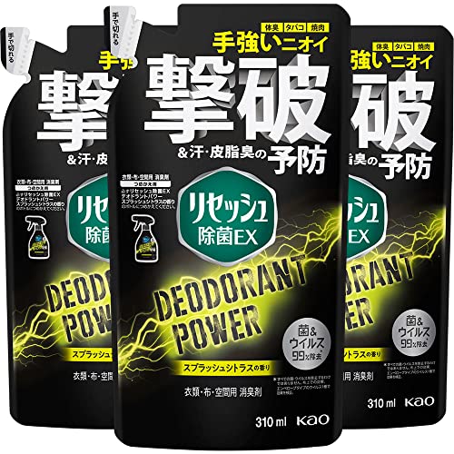 樂天商城 - まとめ買いリセッシュ 除菌EX プラス デオドラントパワー スプラッシュ 詰替用 310ml × 3個