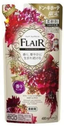 【まとめ買い】フレアフレグランス柔軟剤 スウィートスパイスの香り詰替用480ml×15 ドン・キホーテ限定品 15個セット