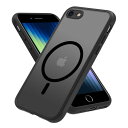 iPhone ケース 半透明 MagSafe対応 iPhone ケース マグネット搭載 iPhone ケース カバー 米軍MIL規格 耐衝撃 マット感 黄ばみなし ス