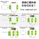 DETEKER 電気回路実験キット 知育学習 科学実験 小学生 中学生 理科 自由研究 豆電球 実験 セット サイエンス実験 直列 並列 回路実 3