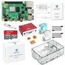 TRASKIT Raspberry Pi 4 Model B Starter Kit/ラズベリーパイ4B(4GB RAM)技適マーク付/MicroSDHCカード64GB NOOBSプリインストール