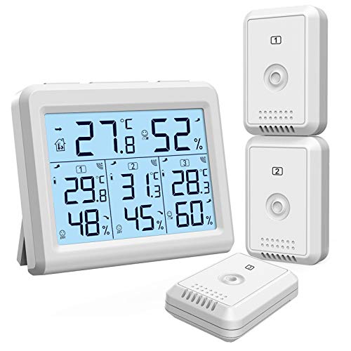 ORIA デジタル温湿度計 外気温度計 