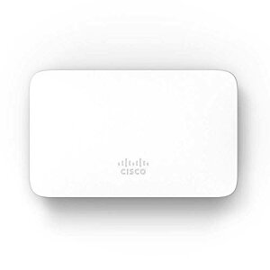 Cisco Meraki Go Wi-Fiアクセスポイント 法人向け屋内用 PoE対応 無線LAN (デュアルバンド/802.11ac) 小規模オフィス 店舗 在宅勤務