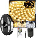 Lepro LED テープライト ledテープ 10m 電球色・昼光色 明るさ調整 間接照明 リモコン付き 調光調色 イルミネーションライト 3pin 28