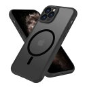 iPhone 11 Pro ケース 半透明 MagSafe対応 iphone11pro カバー マグネット搭載 アイフォン 11pro 用 カバー 米軍MIL規格 耐衝撃 マッ