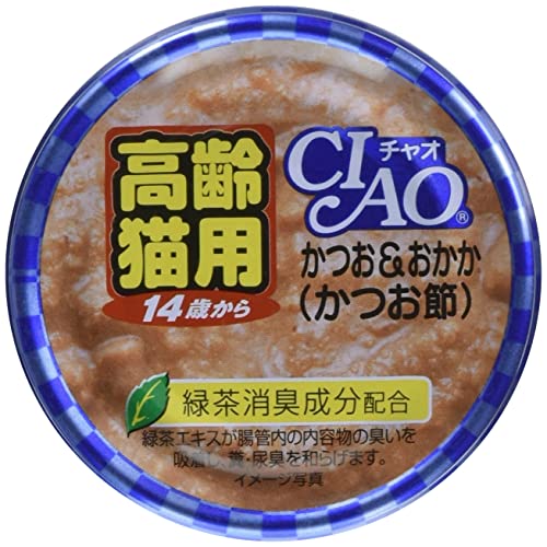 チャオ (CIAO) 14歳からのかつお&おかか(かつお節) 85g 6個セット 送料無料