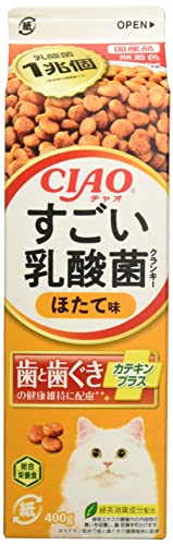 CIAO(チャオ) すごい乳酸菌クランキー 牛乳パック ほたて味 400g 送料無料