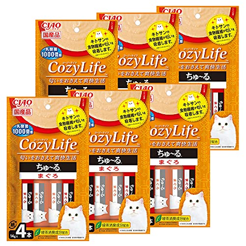 チャオ (CIAO) Cozy Life (コージーライフ) ちゅ~る まぐろ 4本 6個セット 送料無料