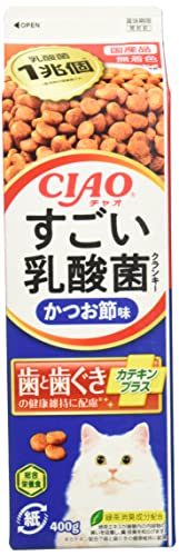 CIAO(チャオ) すごい乳酸菌クランキー 牛乳パック かつお節味 400g 送料無料