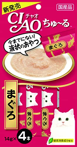 チャオ (CIAO) ちゅ~る まぐろ 4本×6個 (セット) 猫用おやつ 送料無料