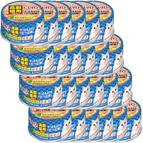 チャオ(CIAO)14歳からのかつお&おかか(かつお節)85g24個セット 送料無料
