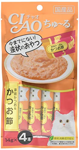 チャオ (CIAO) ちゅ~る 宗田かつお&かつお節 4本 6個セット 送料無料