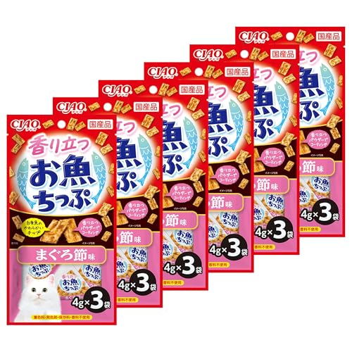チャオ (CIAO) 香り立つお魚ちっぷ まぐろ節味 4g×3袋 6個セット 送料無料