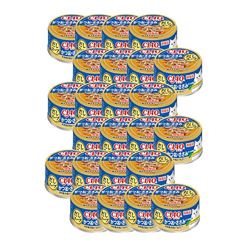乐天商城 - チャオ (CIAO) だしスープ かつお・ささみ かつお節入り 75g 24個セット 送料無料