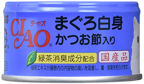 チャオ (CIAO) まぐろ白身 かつお節入り 85g 24個セット 送料無料 1