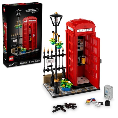 レゴ(LEGO) アイデア ロンドンの赤い公衆電話 おもちゃ 玩具 誕生日 プレゼント ブロック 母の日 父の日 男性 女性 インテリア 送料無料