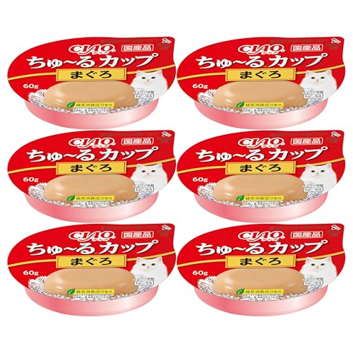 チャオ (CIAO) ちゅ〜るカップ まぐろ 60g 6個セット 送料無料