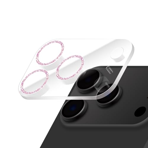 LEPLUS レンズ保護ガラスフィルム「SPARKLE LENS GLASS」 iPhone 17 Pro対応 互換性 全面保護 ピンク ..