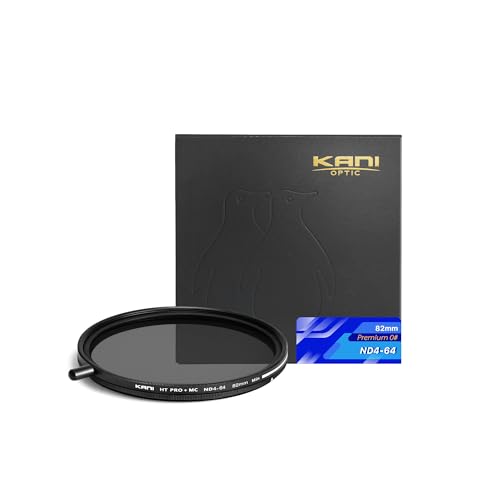 KANI 82mm 可変NDフィルター ZeroSharpシリーズ Premium ND4-64 減光効果2〜6絞り...