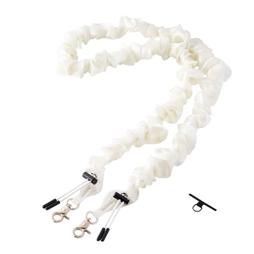 [エレコム] スマホストラップ スマホショルダー 斜め掛け 首掛け 肩掛け シュシュ 光沢 サテンのような..