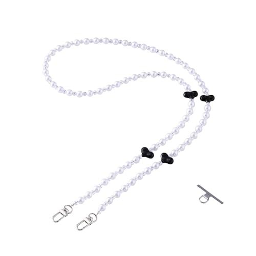 [エレコム] スマホストラップ スマホショルダー 斜め掛け 首掛け 肩掛け ビーズ パール デザイン 落下 ..