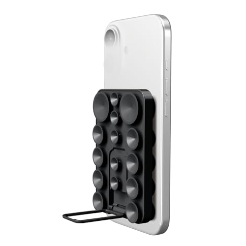 エレコム スマートフォン用 吸盤シリコンパッド 両面吸盤タイプ スタンド機能付き 持ち運びやすいコン..