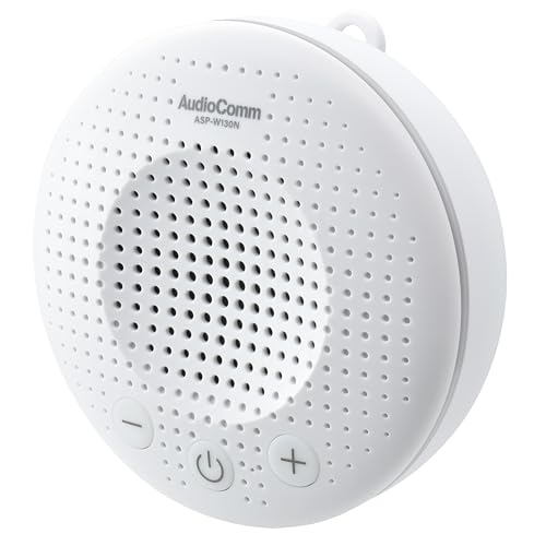 オーム(OHM) AudioComm Bluetoothスピーカー ワイヤレス 防水 IPX7 連続再生8時間 壁取り付け ハンズフリー 送料無料