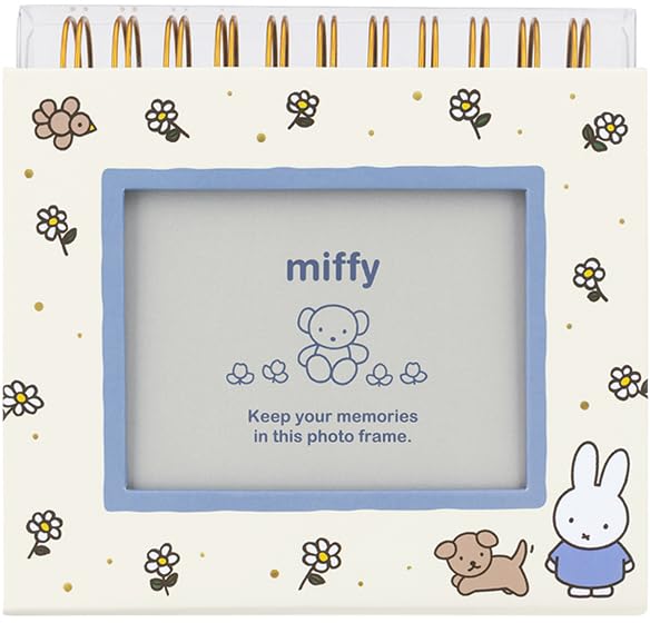 ナカバヤシ フォトランク フレームケースL ブルーナ ミッフィー ホワイト A-FTPC-208-2 送料無料