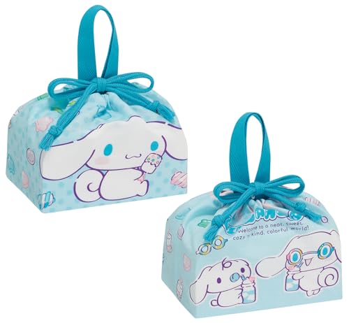 スケーター(Skater) ランチ巾着 お弁当袋 巾着袋 2枚組 サンリオ シナモロール マシュグミ KB7W-A 送料..