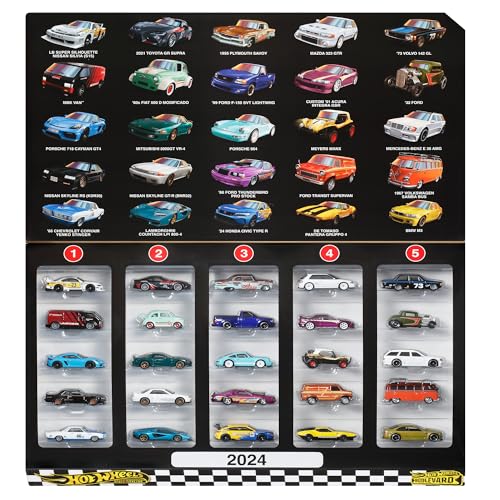 ホットウィール(Hot Wheels) ブールバード 25カー ファクトリーセット 乗り物おもちゃ ミニカー25台入り 3歳から マルチ 送料無料