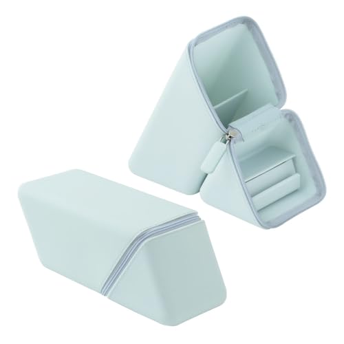 ソニック ペンケース カクスタ ポータブルペン立て ワイド 引き出し付 ライトブルー FD-2045-LB 送料無料