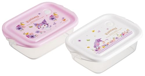 Rakuten - スケーター(Skater) シール容器 500ml 日本製 2個 セット サンリオ クロミ パステルビビットな水彩花柄 女の子 FCN2 送料無料