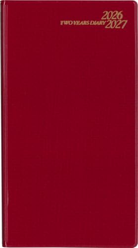 博文館 手帳 2026年 2年連用手帳 赤 No.237 (2026年 1月始まり) 送料無料