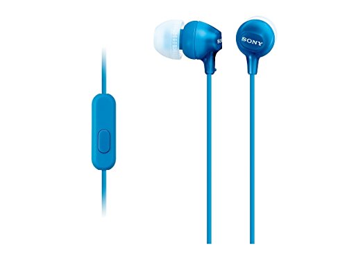Rakuten - ソニー(SONY) イヤホン MDR-EX15AP : カナル型 リモコン・マイク付き ブルー MDR-EX15AP LI 送料無料