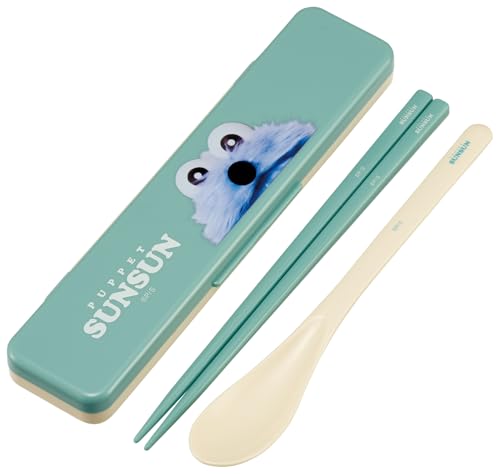 スケーター(Skater) コンビセット 箸 スプーン セット 18cm 日本製 パペットスンスン CCS3SA-A 送料無料