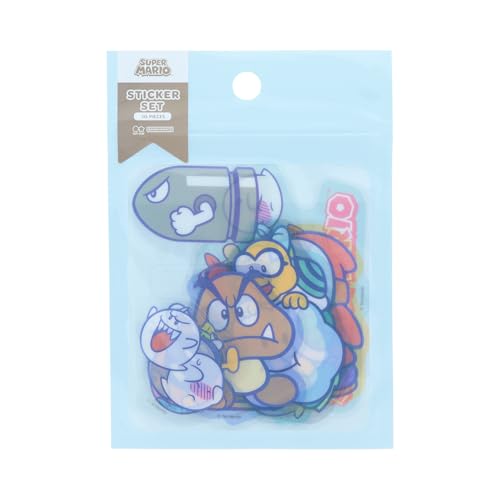 乐天商城 - サンスター文具(Sun-Star Stationery) スーパーマリオ ステッカー アソート 敵 S8557896 送料無料