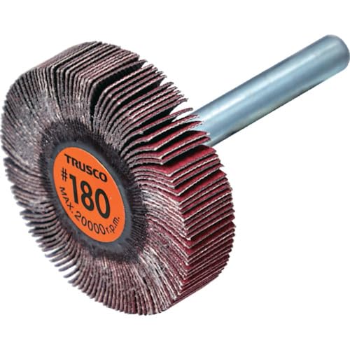 乐天商城 - TRUSCO セラミックフラップホイール 軸径6mm ＃180 外径40×幅10×軸長40 （5個入） TCF4010-CE-180 送料無料