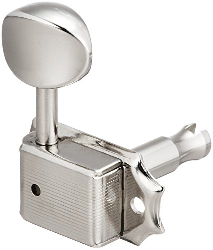 SCUD クルーソンタイプペグ、メタルノブ、6弦用バルク ニッケル 2103N-BS 送料無料