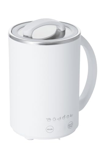 エレコム マグカップ型電気なべ 電気ケトル 500mL クックマグ 【 沸かす 煮込む 保温 スープ ...