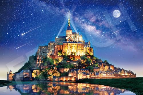 エポック社（EPOCH） 1000ピース ジグソーパズル 海外風景 星降るモン・サン・ミシェル-フランス （50×75cm） 11-61 送料無料