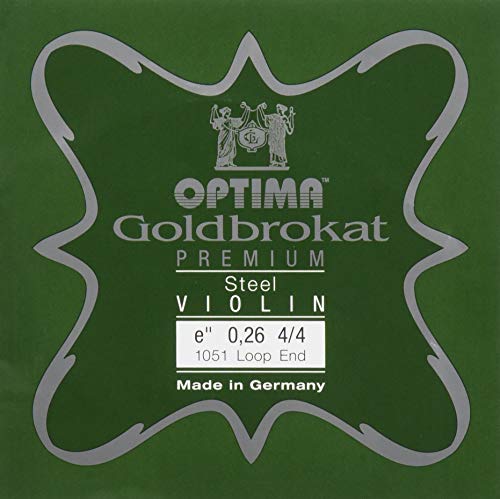 ゴールドブロカット プレミアム バイオリンE線 (0.26ループエンド) 送料無料
