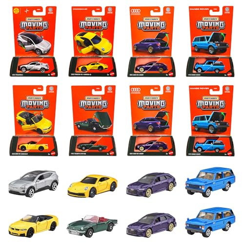 乐天商城 - マッチボックス(Matchbox) ムービングパーツ アソート 乗り物おもちゃ ミニカー 8台入り BOX販売 3歳から マルチ 985 送料無料