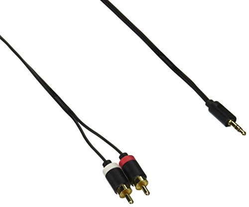 エレコム オーディオケーブル ステレオミニ-ピンプラグ(L-R) 極細/金メッキ ブラック 2m DH-MWRN20 送料無料