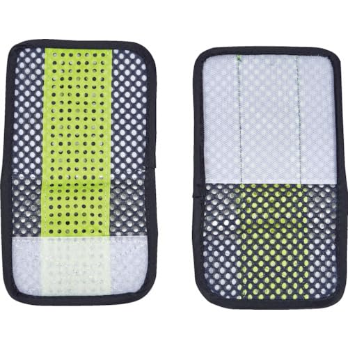 TRUSCO メッシュ安全ベスト ウエスト延長パッド 紺＊イエロー TMVE-BY 送料無料