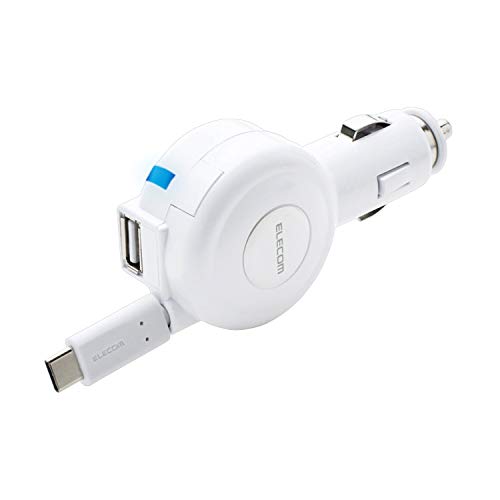 ���쥳��(ELECOM) ���������㡼���㡼 Type-C �꡼�륿���� USB�ݡ����� �ۥ磻�� ����̵��